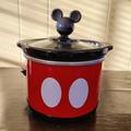 Disney Kitchen | Disney Mickey Mouse Mini Crock Pot Warmer - Nib | Color: Black/Red | Size: Os