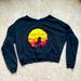 Disney Tops | Disney Lion King Crop Sweatshirt. Size L. | Color: Black | Size: L