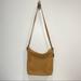 Coach Bags | Coach Tan Genuine Leather Crossbody Bag With Adjustable Straps | Color: Tan | Size: 12 1/2" X 12"