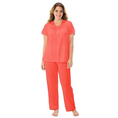 Plus Size Women's Short Sleeve Pajama by Exquisite Form in Passion (Size 3X)