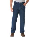 Men's Big & Tall Wrangler® Relaxed Fit Classic Jeans by Wrangler in Antique Navy (Size 64 34)