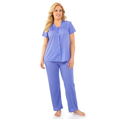 Plus Size Women's Short Sleeve Pajama by Exquisite Form in Victory Violet (Size 1X)