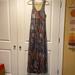 Anthropologie Dresses | Anthropologie Maxi Dress | Color: Blue/Orange | Size: L