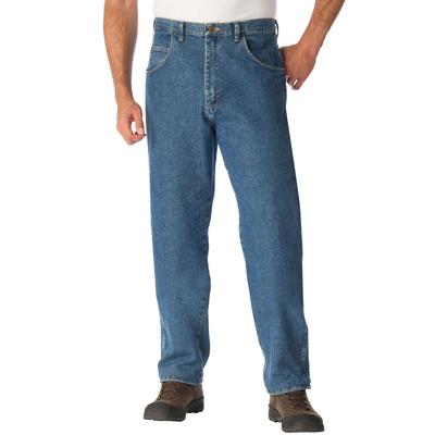 Men's Big & Tall Wrangler® Relaxed Fit Classic Jeans by Wrangler in Antique Indigo (Size 48 28)