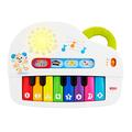 Fisher-Price Babys erstes Keyboard - tragbares Spielzeugklavier mit 4 Spielmöglichkeiten, Liedern, Lichtern und Geräuschen, spielerisches Lernen, Version: UK-Englisch , GFK04