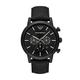 Emporio Armani Watch for Men, Chronograph Movement, 46 mm Black Stainless Steel Case with a Silicone Strap, AR11450