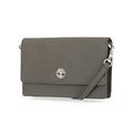 Timberland Women's Wallet RFID Leather Crossbody Bag, Castlerock (Nubuck), Standard Size