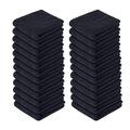 Avalon Towels Bleach Proof Salon Towels - 24 Pack Black Bleach Safe Hair Towels Cotton Spa Towels - Best Bleach Resistant Soft Salon Towel 27x16 inches Hair Drying Towel Cotton Salon Towel Hand Towel