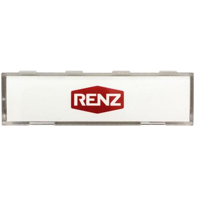 Renz - Namensschildabdeckung mit Namensschildeinlage 97-9-82146 aus Kunststoff