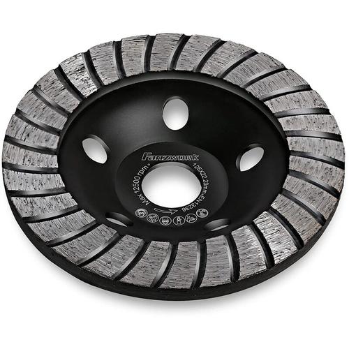 Premium Diamant-Schleiftopf 125 mm x 22,2 mm Diamantschleifteller High-Speed, effizient für Beton,