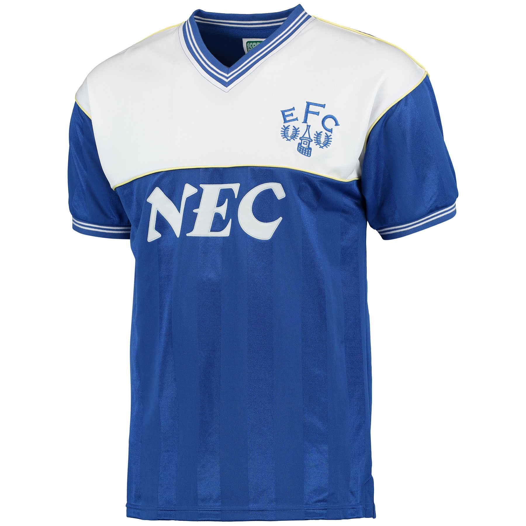 Everton 1986 Trikot – Blau/Weiß Image