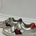 Gucci Shoes | Gucci Ace Silver Velcro Sneakers | Color: Blue/Silver | Size: 6