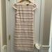 J. Crew Dresses | J. Crew Cap Sleeve Striped Shift Dress - Blush Pink / White. Size 2 | Color: Pink/White | Size: 2