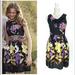 Anthropologie Dresses | Anthropologie Corey Lynn Calter Fragrant Meadow Black Floral Silk Blend Dress 10 | Color: Black/Pink | Size: 10