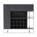 Orren Ellis Lacey-Lee Bar Cabinet Wood/Metal in Gray | 78.75 H x 17.75 D in | Wayfair 3323AAEA0CBB48CFB4DD327FB99757C3