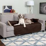 FurHaven Sofa Buddy Pet Bed Furniture Cover Polyester in Black/Brown | 8 H x 54 W x 26 D in | Wayfair 49501011