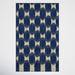 Blue/White 96 x 60 x 0.25 in Area Rug - Joss & Main Chiara Hand Tufted Wool Navy Blue/Beige Area Rug Wool | 96 H x 60 W x 0.25 D in | Wayfair