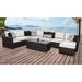 Kathy Ireland River Brook 9-piece Outdoor Wicker Patio Furniture Set