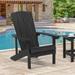 AOOLIMICS Adirondack Weather-Resistant HIPS Patio Plastic Single Chair
