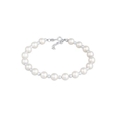 Nenalina Synthetische Perlen Klassisch Rund 925 Silber 16 Damen Image