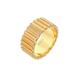 Elli PREMIUM - Bandring Relief Rillen Breit 925 Silber rhodinierten Ringe Damen