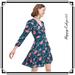 Kate Spade Dresses | Kate Spade Ny Women’s Floral Swirl Dress, Black Multi | Color: Blue/Pink | Size: Various