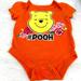 Disney One Pieces | Disney Baby Onesie Bodysuit Baby Sz 0-3 Mos | Color: Orange/Yellow | Size: 0-3mb