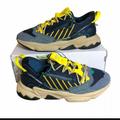 Adidas Shoes | - Adidas Ozweego Zip 'Legend Ink Yellow' Sneakers H67663 Blue Gre | Color: Blue | Size: 7.5