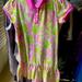 Lilly Pulitzer Dresses | Lilly Pulitzer Girls Size 10 Dress Hot Pink And Lime Green | Color: Green/Pink | Size: 10g