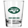 New York Jets 15oz. Personalized Double Old Fashioned Glass