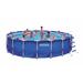 Intex 18ft x 48in Metal Frame Swimming Pool Set w/ 1,500 GFCI Pump & Filter Plastic in Blue, Size 48.0 H x 48.0 W x 216.0 D in | Wayfair