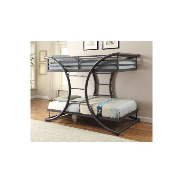 viv-+-rae™-hobgood-full-over-full-standard-bunk-bed-by-isabelle---max™-metal-in-black-gray-|-twin-over-twin-|-wayfair/