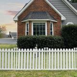 Zippity Outdoor Products Zippity 2.5 ft. H x 3.4 ft. W Bella Puppy & Garden Fence Kit (2 Panels) Vinyl in White | 30 H x 41 W x 1.5 D in | Wayfair