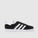 adidas gazelle trainers in black & white