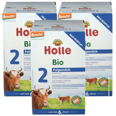 3x Holle Bio 2 Folgemilch ab dem 7. Monat 3x600 g Pulver Image