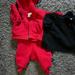 Polo By Ralph Lauren Matching Sets | Euc Polo Sweatsuit Size 0-3 Months | Color: Red | Size: 3mb