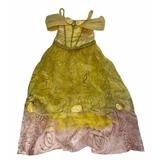 Disney Costumes | Disney Store Beauty And The Beast Belle Halloween Costume Dress Up Girls Youth 4 | Color: Yellow | Size: Osg
