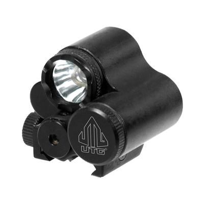 Leapers UTG Sub-compact LED Light and Aiming Adjustable Red Laser Black LT-ELP28R