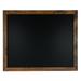 Loddie Doddie Magnetic Wall Mounted Chalkboard Steel in Black/Brown/Gray | 18 H x 22 W x 0.75 D in | Wayfair 58004