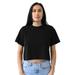 Next Level NL1580 Women's Ideal Crop T-Shirt in Black size 2XL | 60/40 cotton/polyester 1580, 1580NL