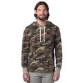 Alternative 8629NM Men's School Yard Pullover Hooded Sweatshirt in Camo size 3XL