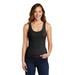 District DT6021 Women's V.I.T. Rib Tank Top in Black size Small | Cotton Polyester