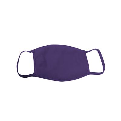 Bayside 1941BY Youth Face Mask in Purple | Cotton