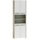 Roe Furniture - Badschrank Badezimmerschrank Hochschrank Badmöbel Schrank Modern 170x60cm Sonoma