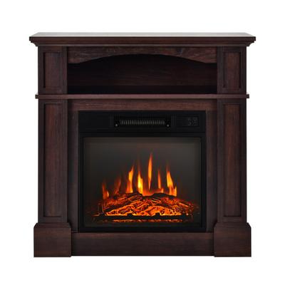 Costway 18 Inch 1400W Electric TV Stand Fireplace ...