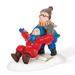 2" Red and Blue Ralphie to the Rescue Christmas Figurine