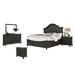 Best Quality Furniture 4-Piece Panel Bedroom Set with Extra Nightstand