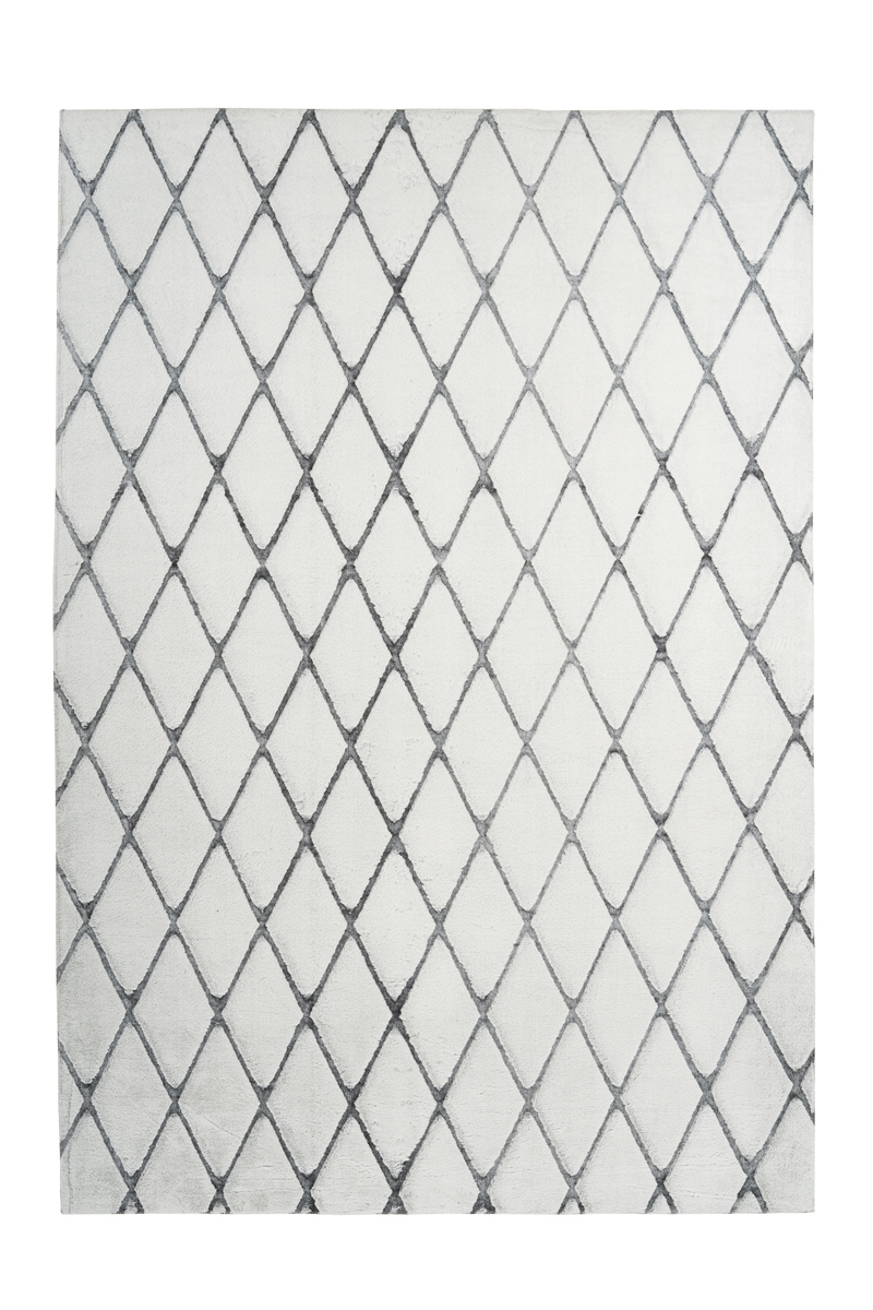 Kayoom Regina 200 Weiß / Anthrazit 160cm x 230cm Image
