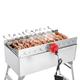 SMAK Rambo Mangal Grill Set aus Edelstahl mit Motor und Grillaufsatz