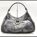 Gucci Bags | Gucci Black Guccissima Leather Abbey Bag Silver Tone Hardware D-Ring Hobo | Color: Black | Size: Os